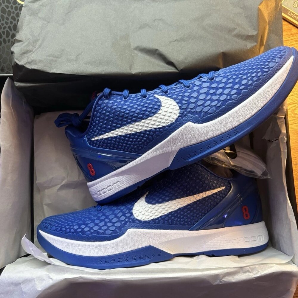 Nike Kobe 6 Protro Dodgers Game Royal White Size 11 Men’s CW2190-400